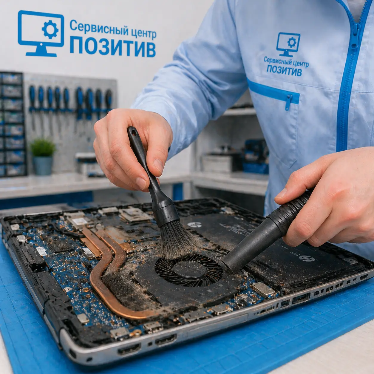 чистка ноутбука HP в Дзержинске