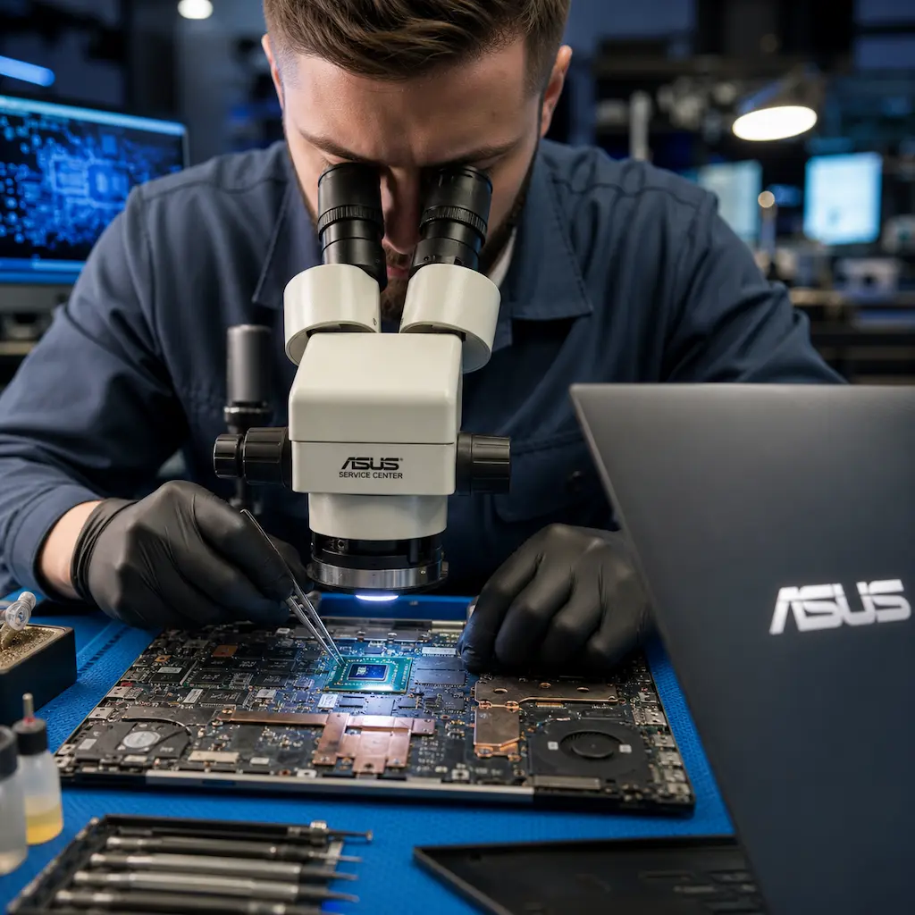 Замена видеокарты ноутбука Asus в Дзержинске