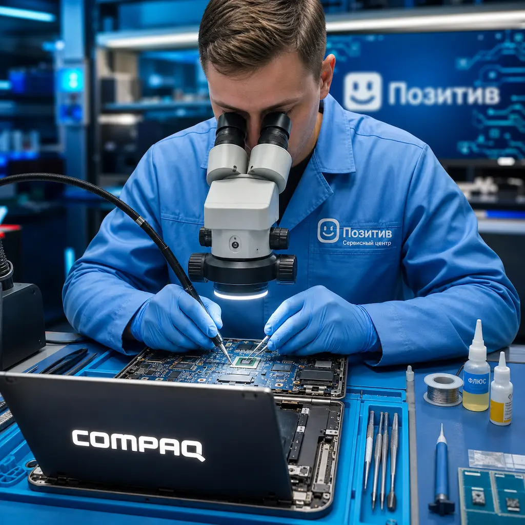 Замена видеокарты ноутбука Compaq в Дзержинске