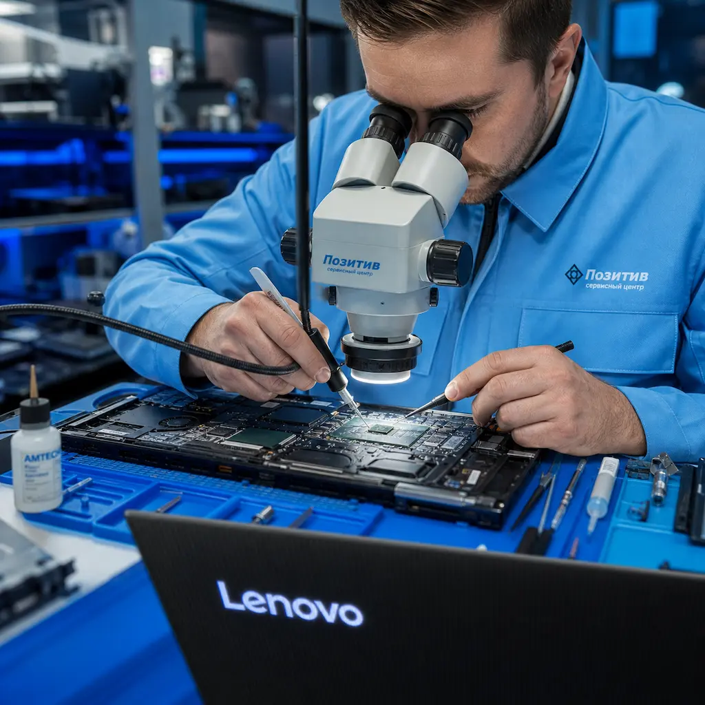 Замена видеокарты ноутбука Lenovo в Дзержинске