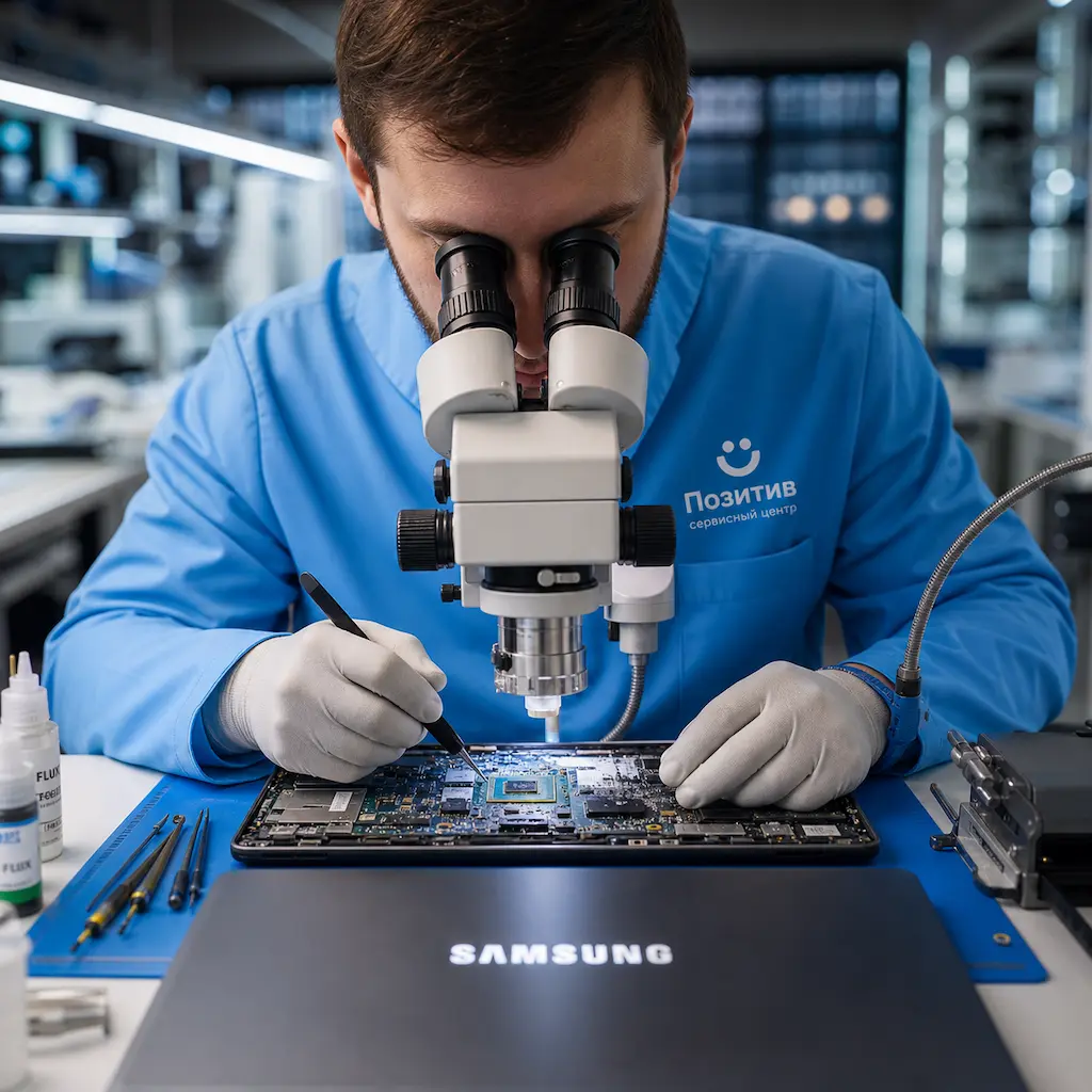 Замена видеокарты ноутбука Samsung в Дзержинске