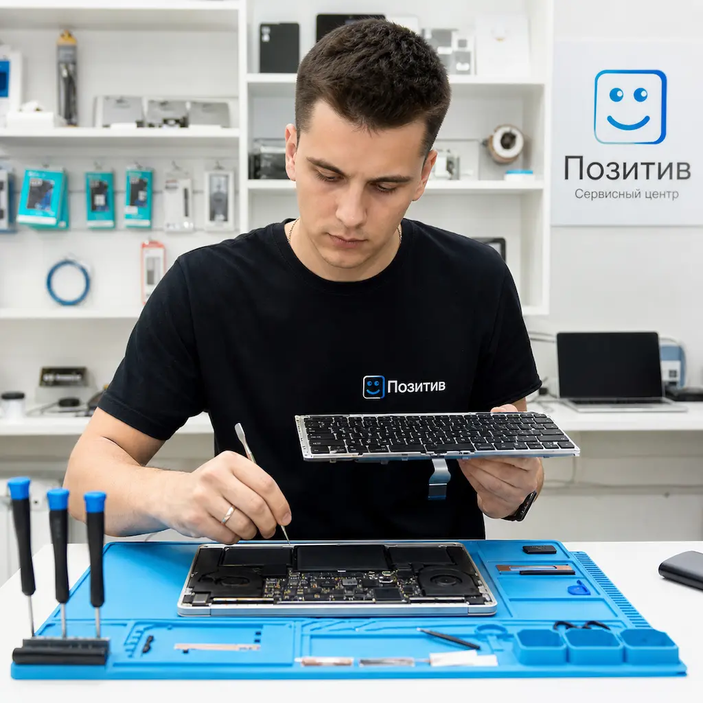 заменить клавиатуру на Apple Macbook в Дзержинске