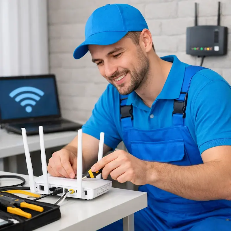 Настройка Wi - Fi в Дзержинске