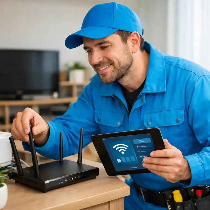 Настройка Wi-Fi для квартиры, дома и офиса в Дзержинске