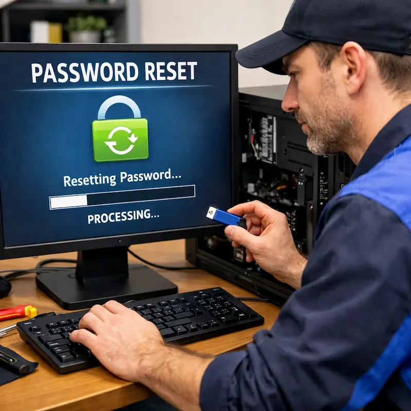 Удаление пароля на компьютере в Дзержинске