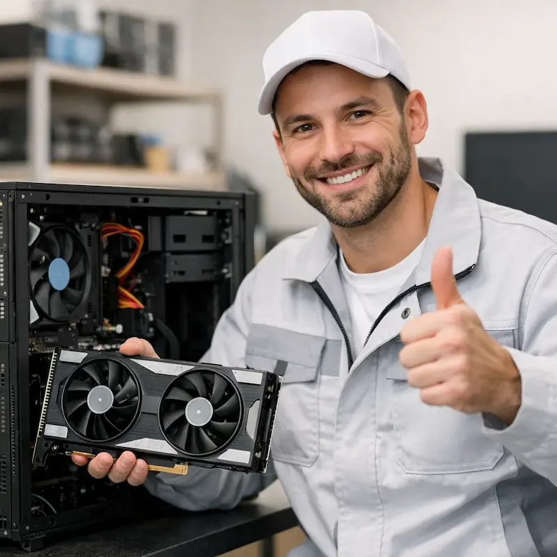 установка видеокарты на ПК в Дзержинске